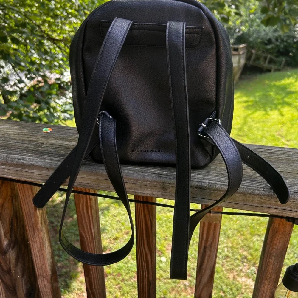 Danielle Nicole Harry Potter Backpack Mini Black Lightning Bolt Wizard Chic OS - Picture 3 of 13